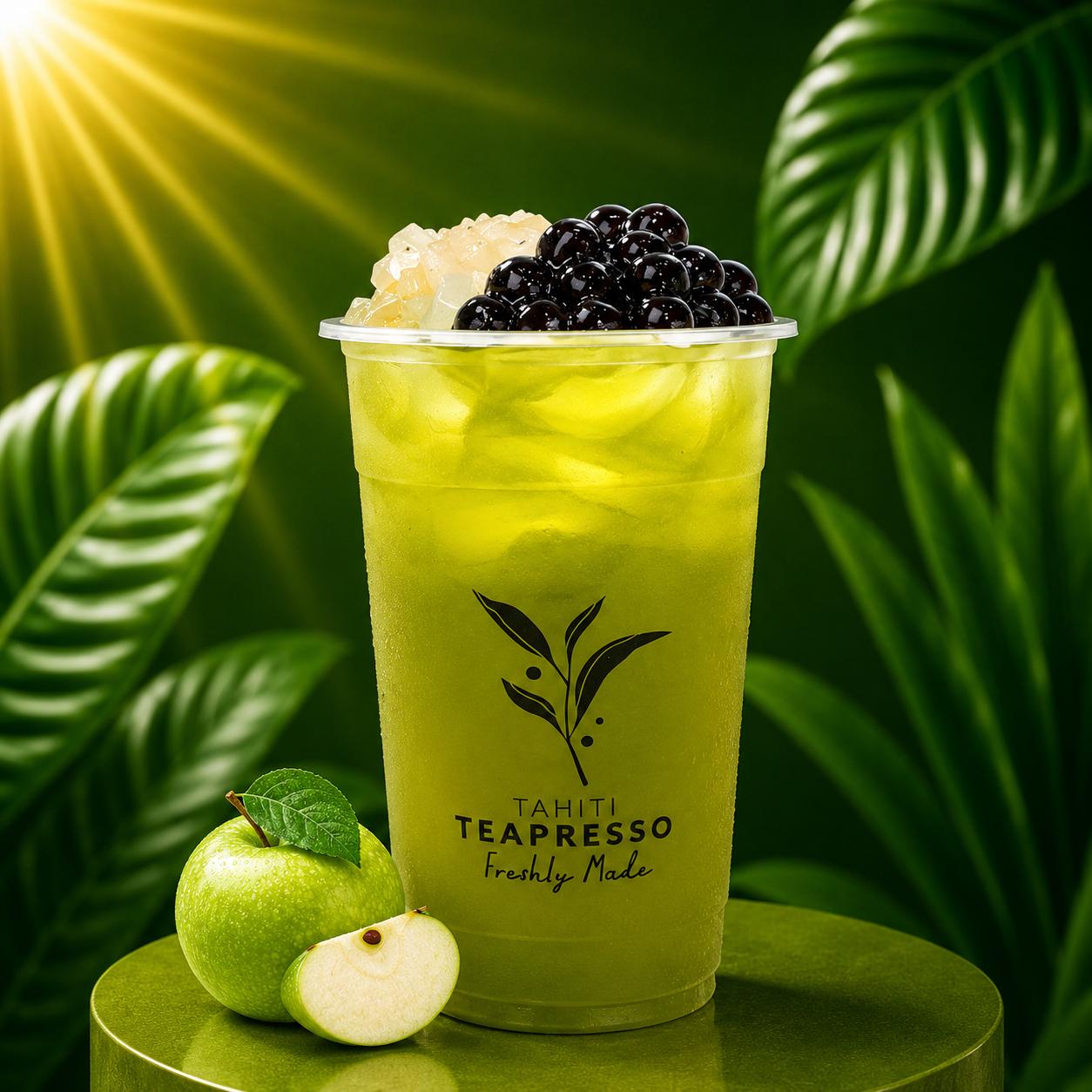 (F12) QQ Green Apple Green Tea