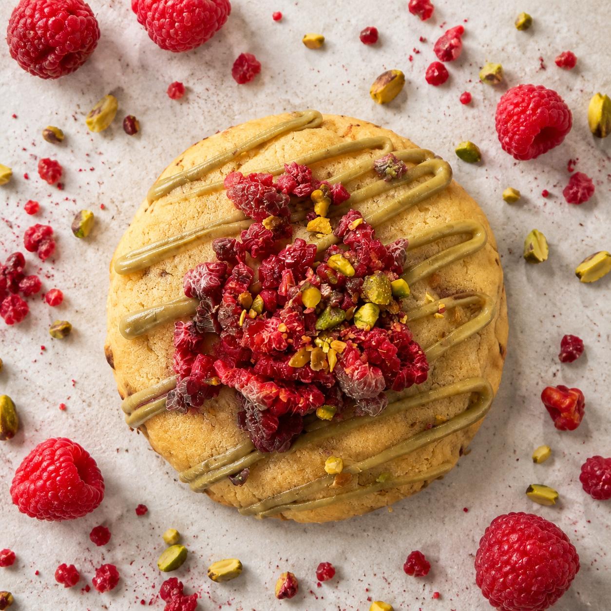 Cookie Pistache Framboise