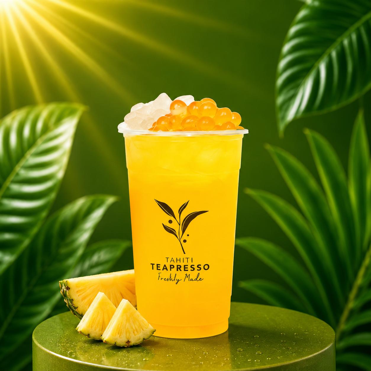 (F08) Four Season Pineapple With Boba Mix