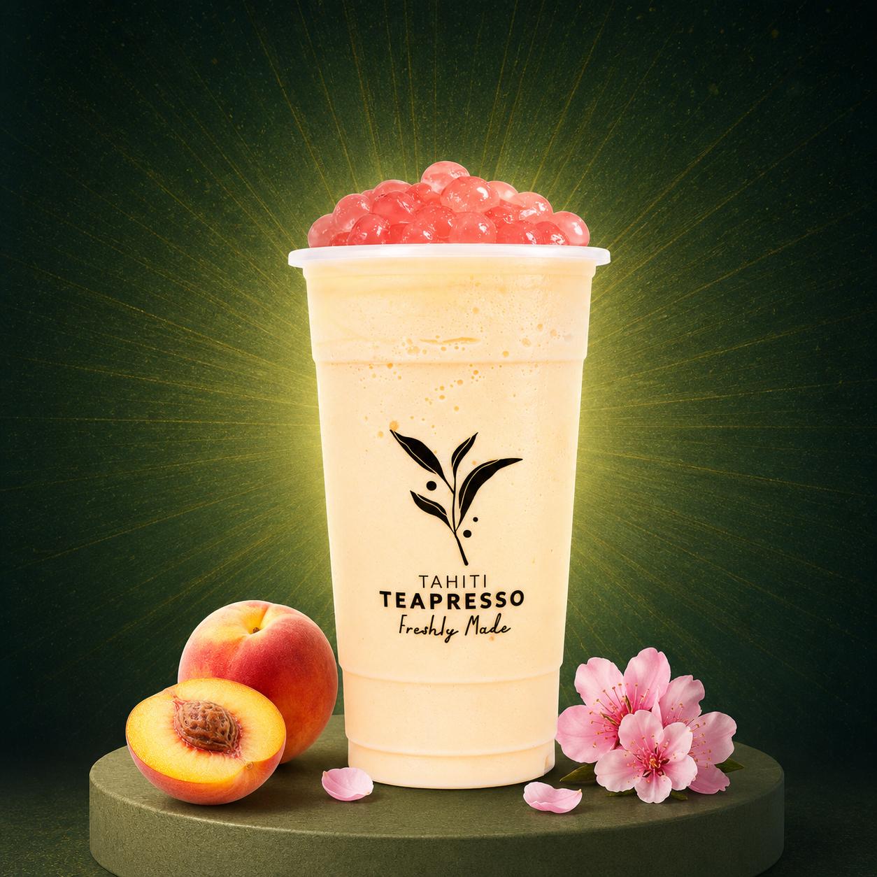 (P01) Peach Crush with Boba