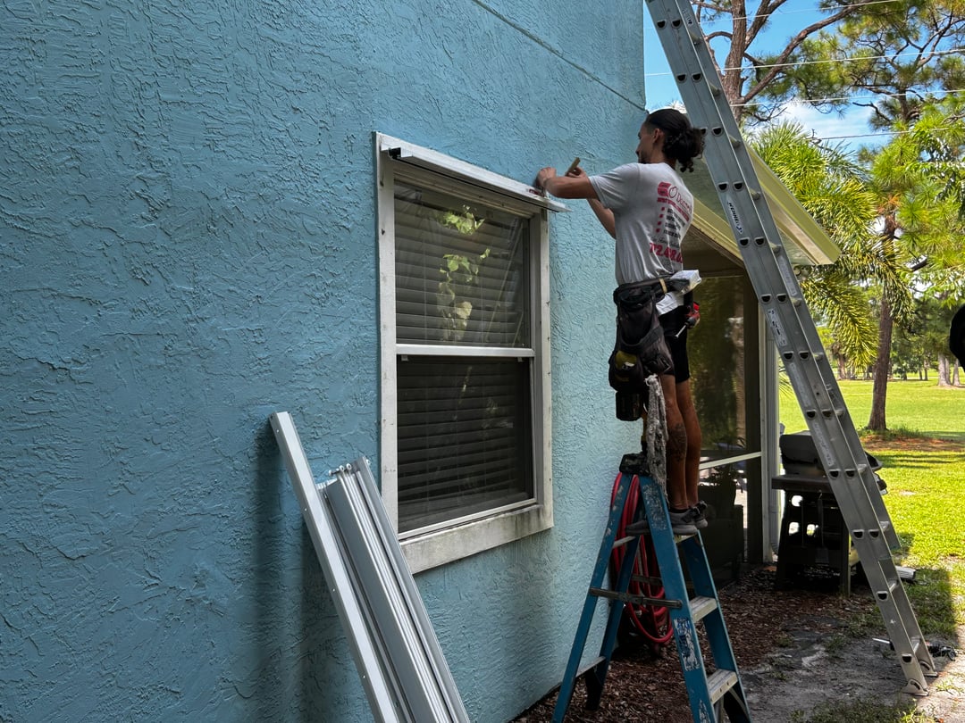 Accordion Shutter Installation