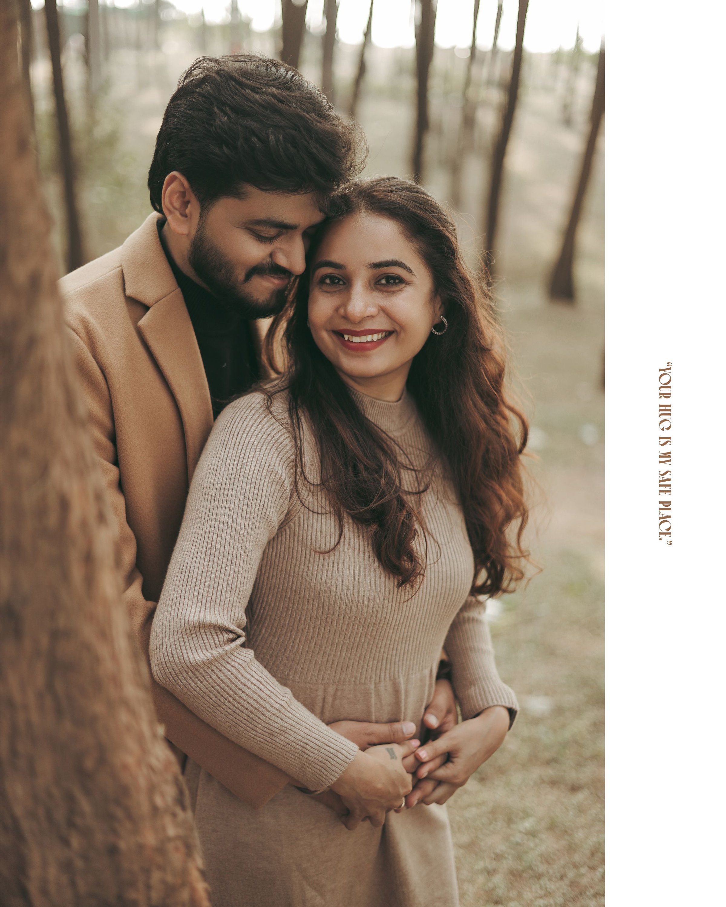 A winter engagement, all smiles