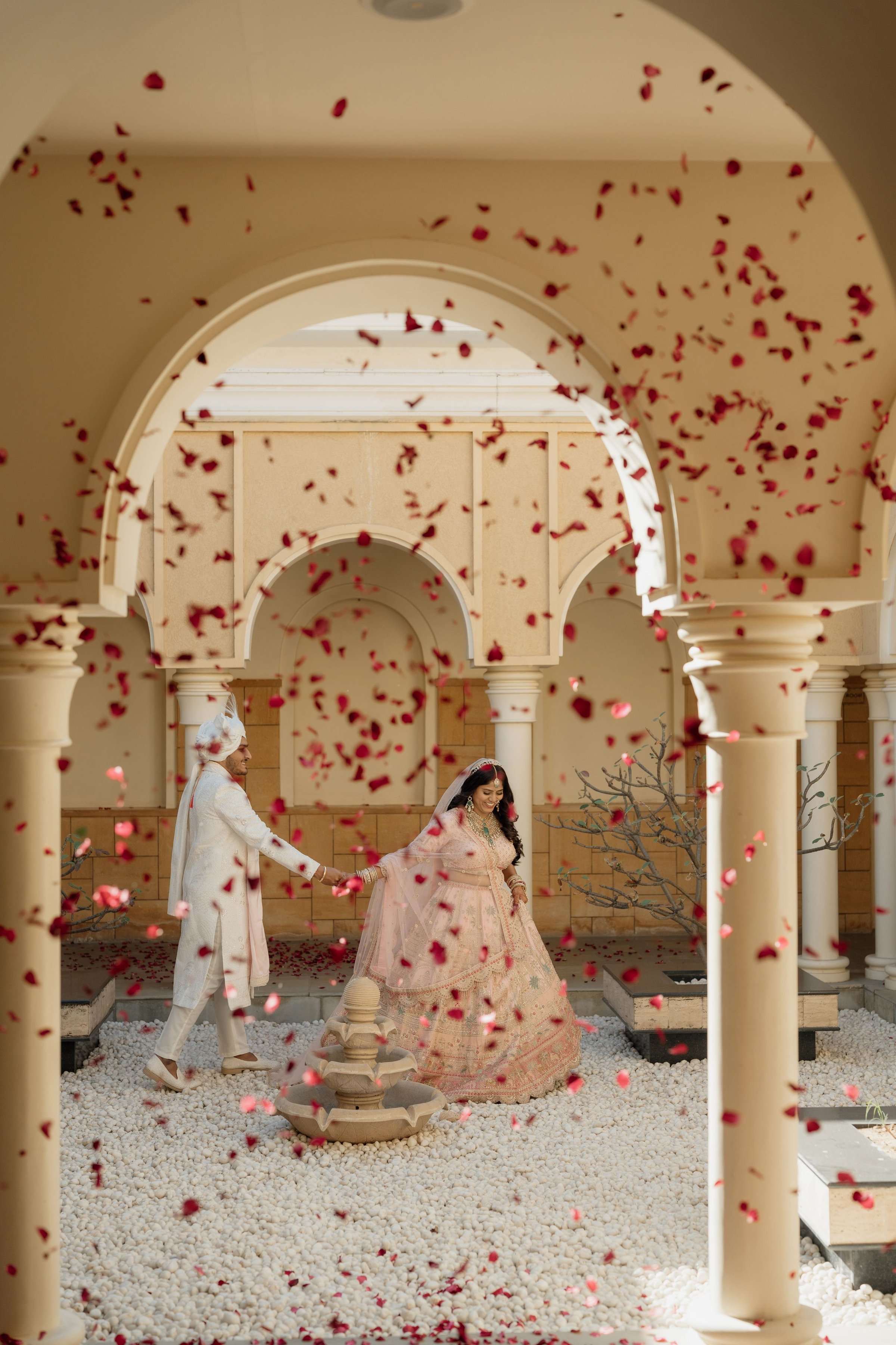 Petals for the newly engaged