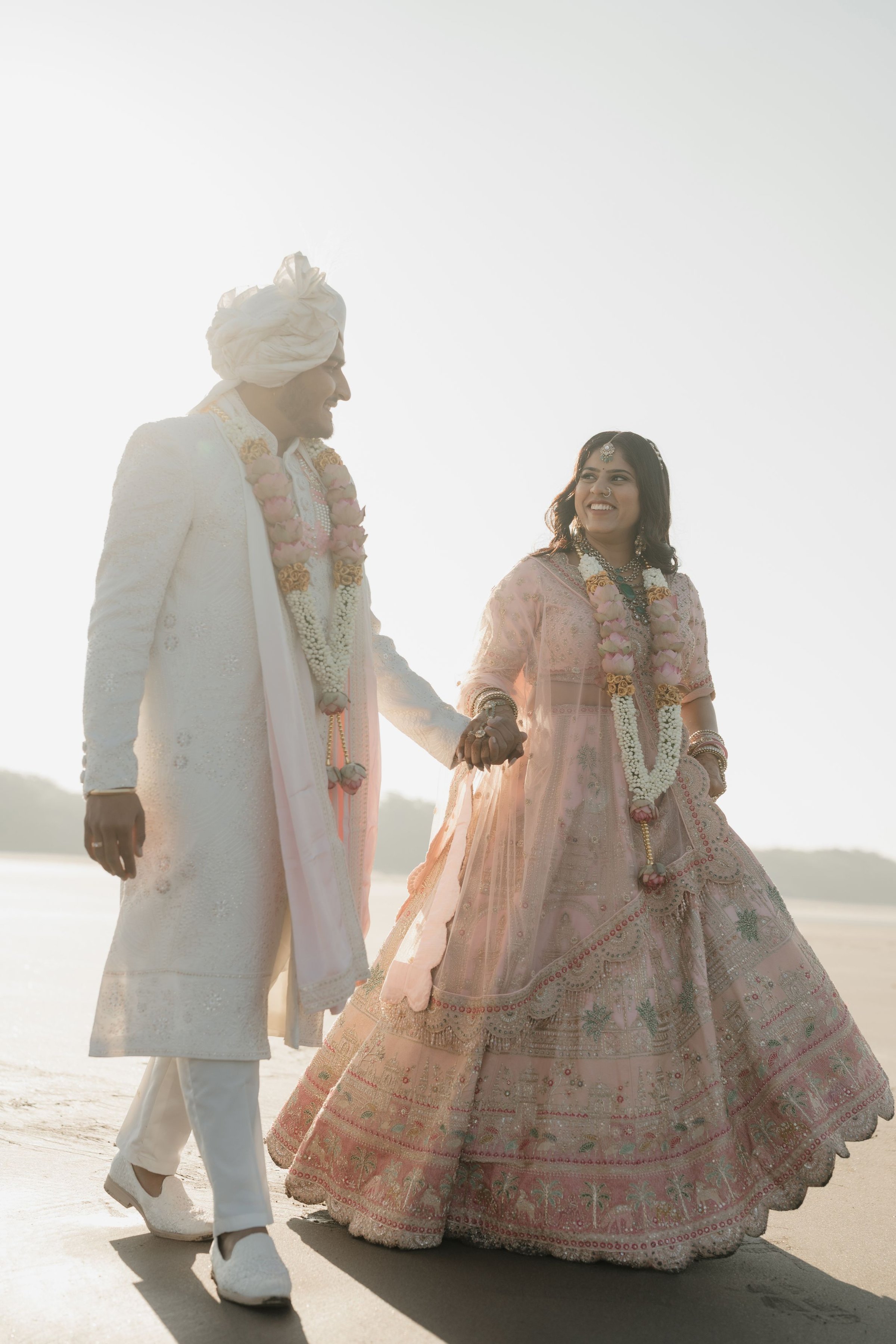 A slow walk after the ring ceremony