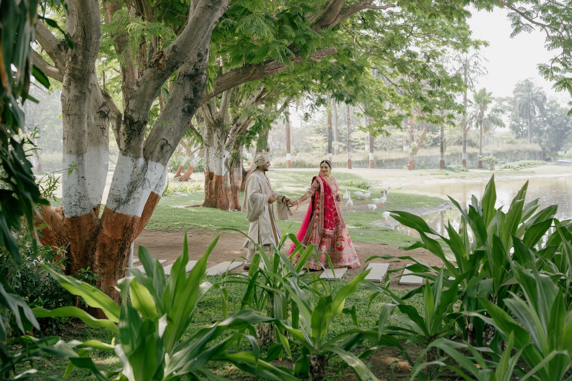 Mira alone in the old garden