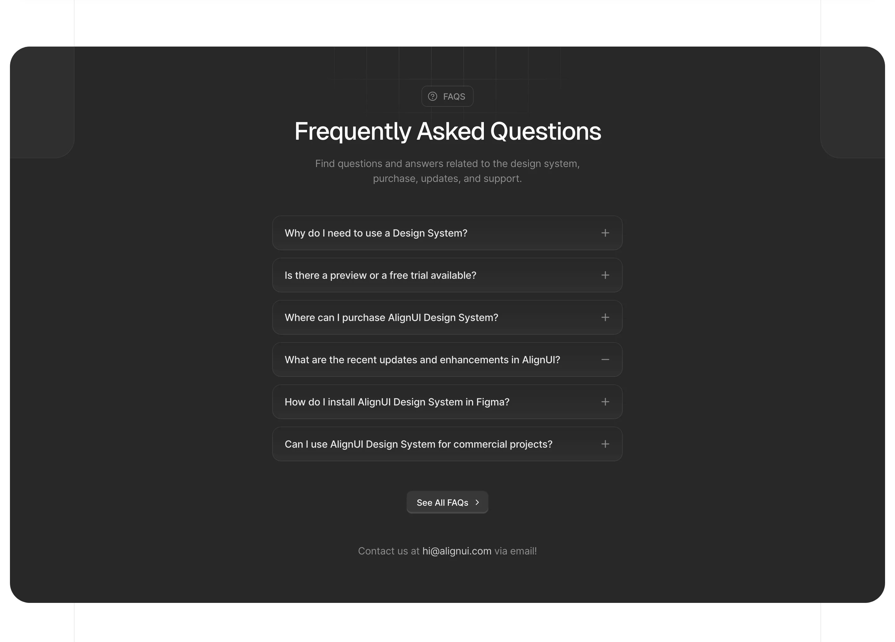 Swap Commerce Home Page Section CTA | FAQ Section Design Design