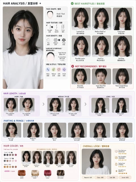 个人发型分析