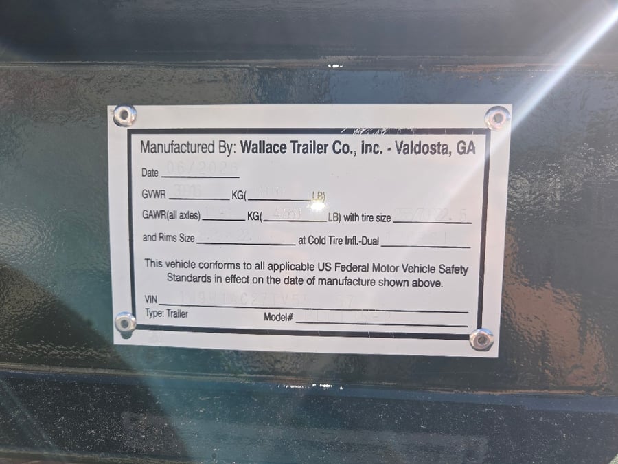 2026 Wallace Trailer PLBT35-2, image 3