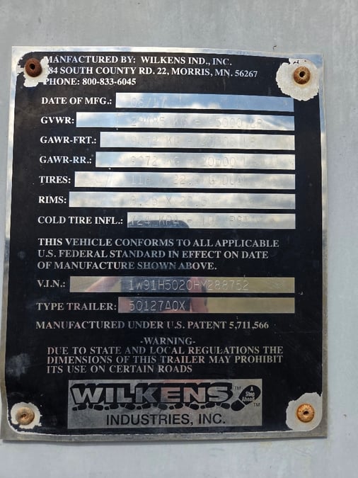 2017 Wilkens 50127AOX, image 4