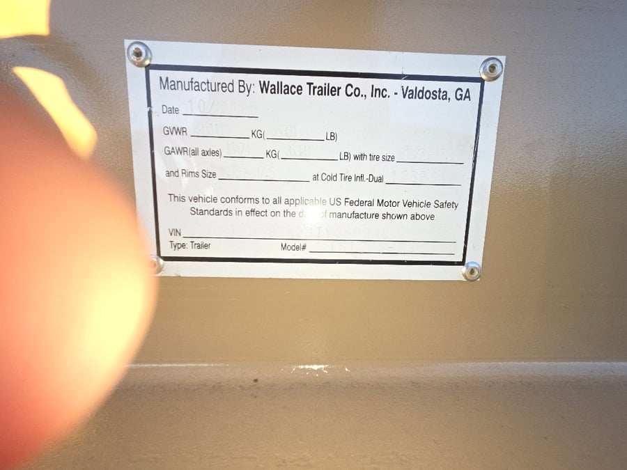2026 Wallace Trailer TBT22.5-H, image 4