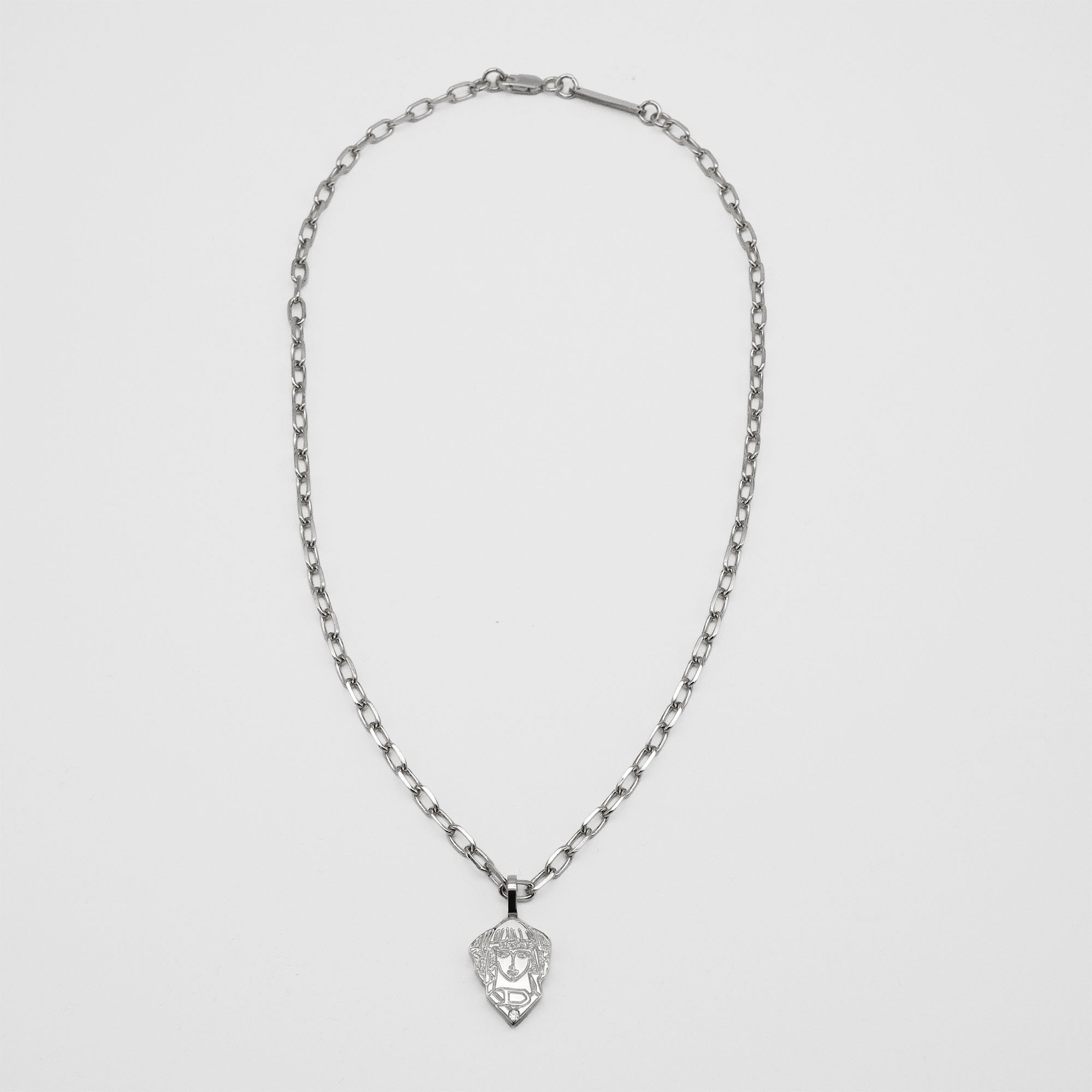 GLAM NECKLACE | WHITE GOLD