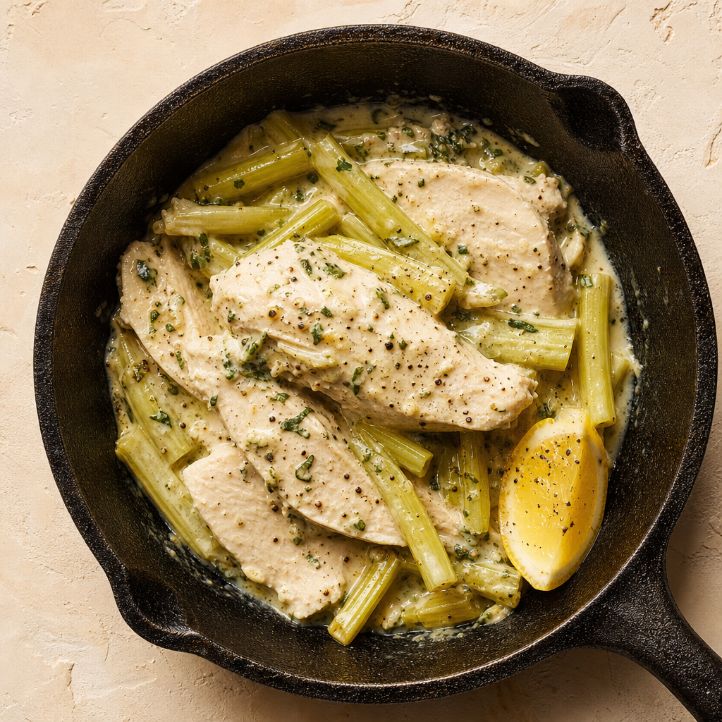 Poached Chicken, Celery and Tarragon Mayonnaise