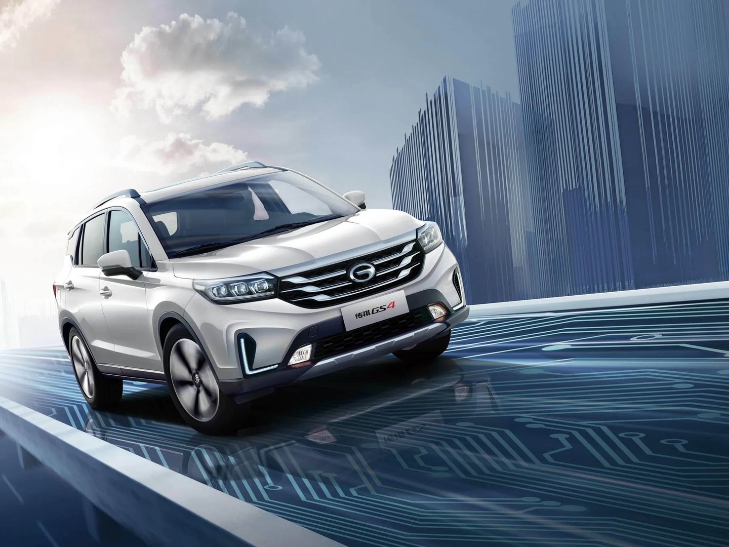 GAC Motor GS4 1 generation, restyling