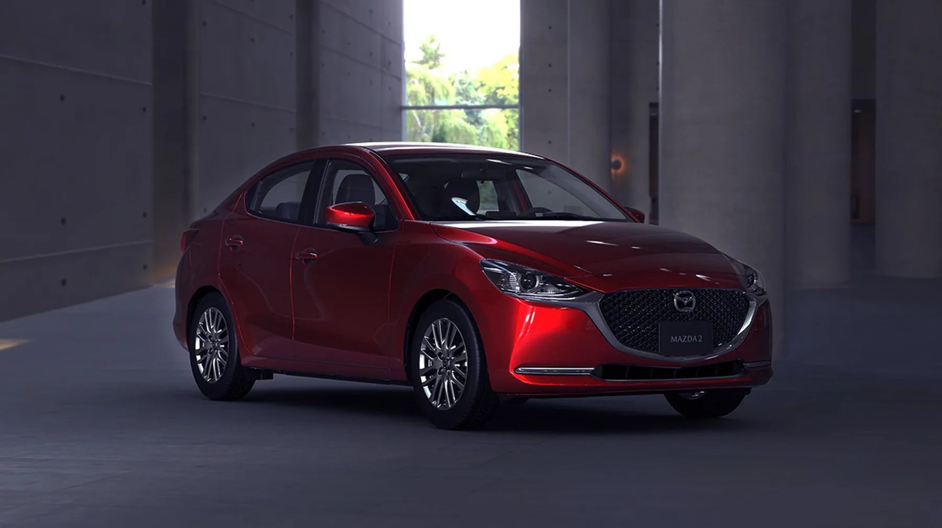 Mazda 2 3 generation, restyling  Sedan