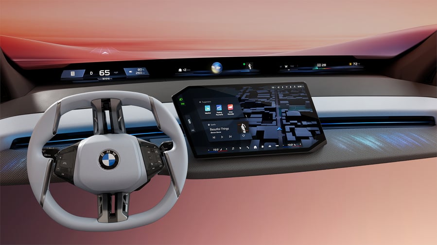 Innovatives Design des Panoramic iDrive