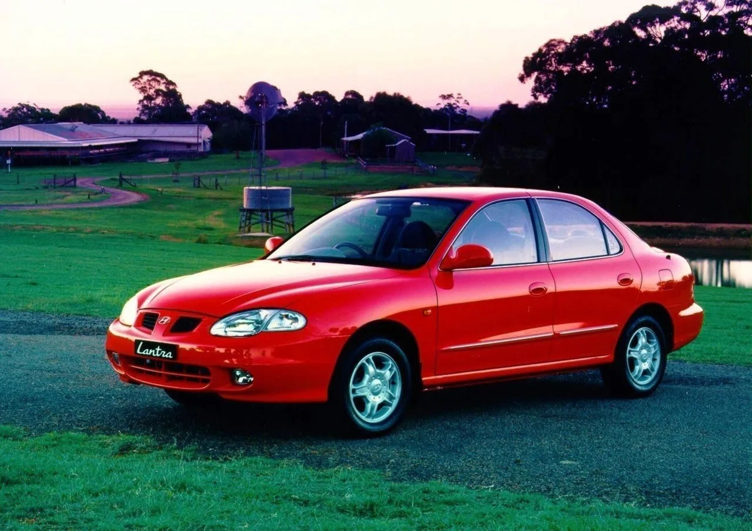 Hyundai Lantra 2 generation, restyling  Sedan