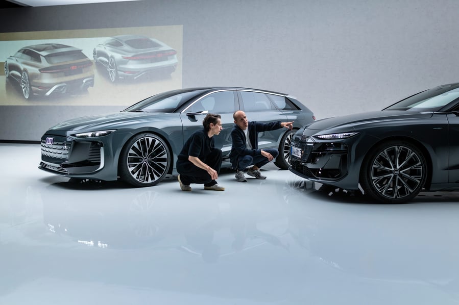 Innenraum des Audi A6 e-tron