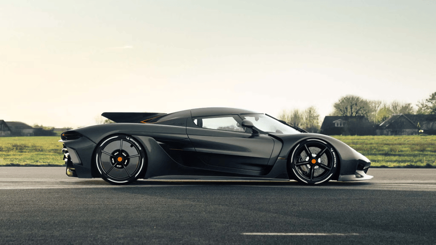 Koenigsegg Jesko Absolut Hypercar mit simuliertem Topspeed von 531 kmh