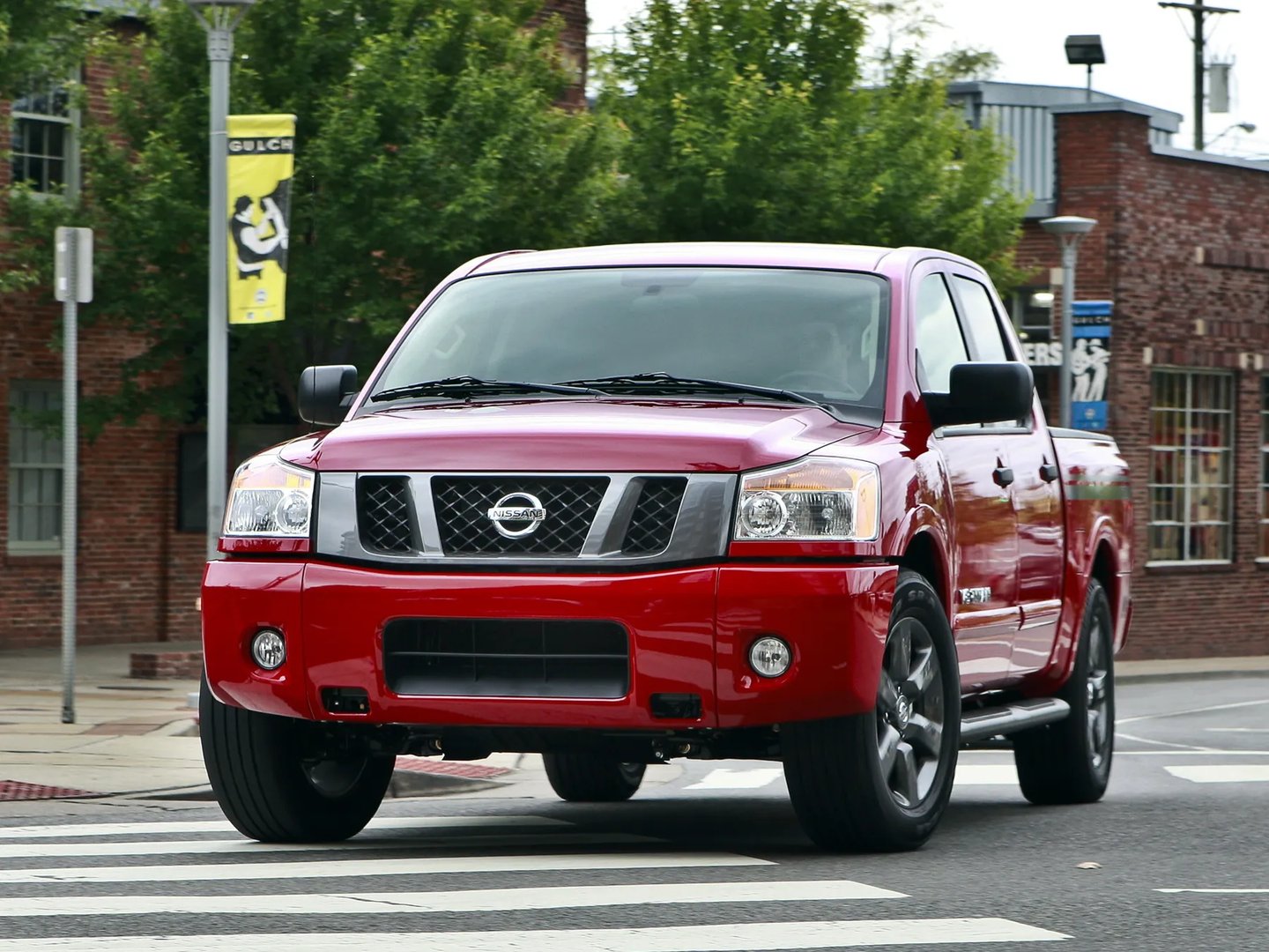 Nissan Titan 1 generation, restyling  Pickup double-cab
