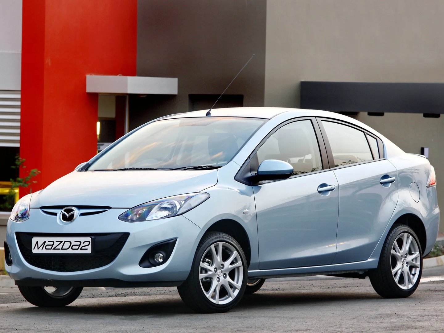 Mazda 2 2 generation, restyling  Sedan