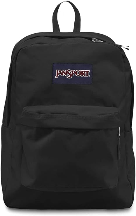 JanSport SuperBreak One Backpacks, Black - Durable, Lightweight Bookbag with 1 Main Compartment, Front Utility Pocket with Built-in Organizer - Premium Backpack