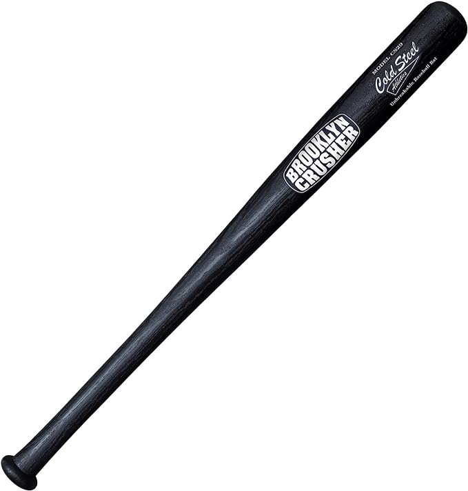 Cold Steel Baseball Bat Brooklyn Crusher (92BSS), Black 29 inch
