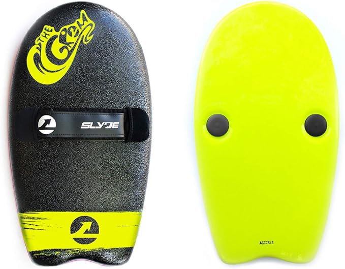 As Seen On Shark Tank! The Slyde Grom Soft Top Body Surfing Handboard/Handplane, Easy to Use, Fun to Master, Safe for for All Ages, Portable, Light Weight, Durable with Exceptional Buoyancy