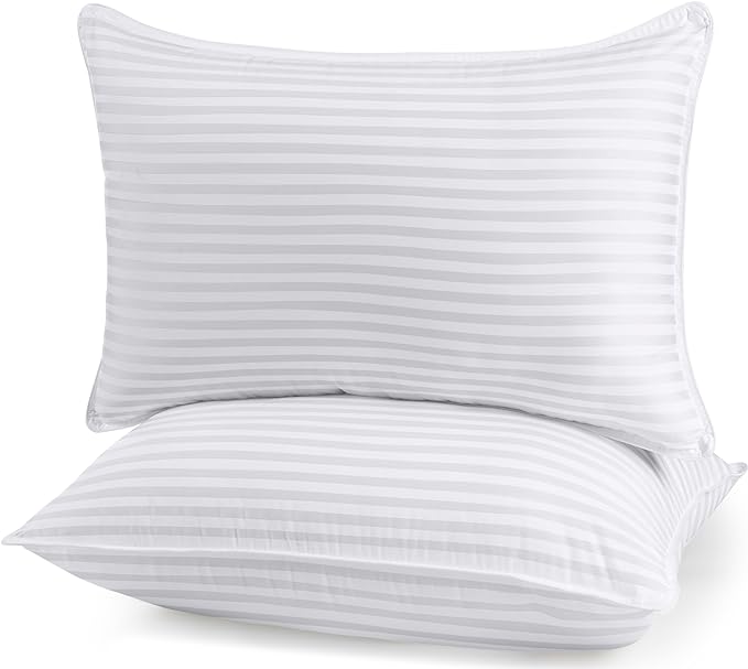 Utopia Bedding Bed Pillows for Sleeping Queen Size (White), Set of 2, Cooling Hotel Quality, for Back, Stomach or Side Sleepers