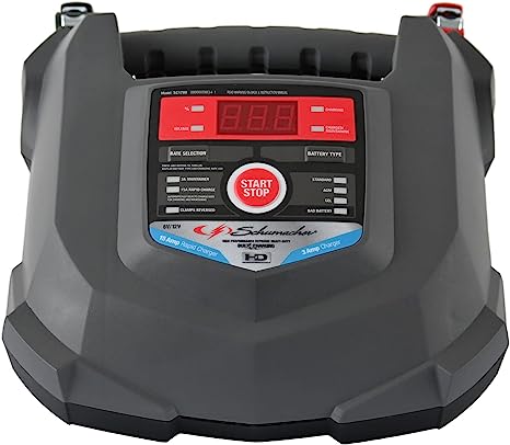 Schumacher SC1280 Fully Automatic Battery Charger and Maintainer 15 Amp/3 Amp, 6V/12V - for Marine and Automotive Batteries