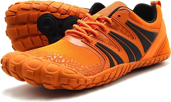 Oranginer Men's Barefoot Shoes - Big Toe Box - Minimalist Cross Training Shoes for Men