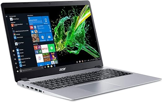 Acer Aspire 5 Slim Laptop, 15.6 inches Full HD IPS Display, AMD Ryzen 3 3200U, Vega 3 Graphics, 4GB DDR4, 128GB SSD, Backlit Keyboard, Windows 10 in S Mode, A515-43-R19L, Silver