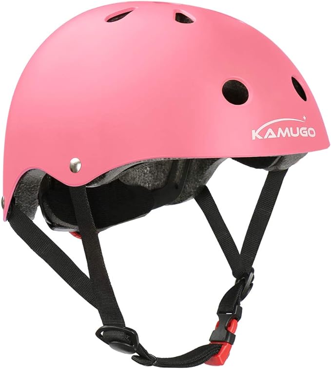 KAMUGO Kids Bike Helmet,Toddler Helmet Adjustable Kids Bicycle Helmet Girls Or Boys Ages 2-8/8-14 Years Old Multi-Sports for Cycling Skateboard Scooter
