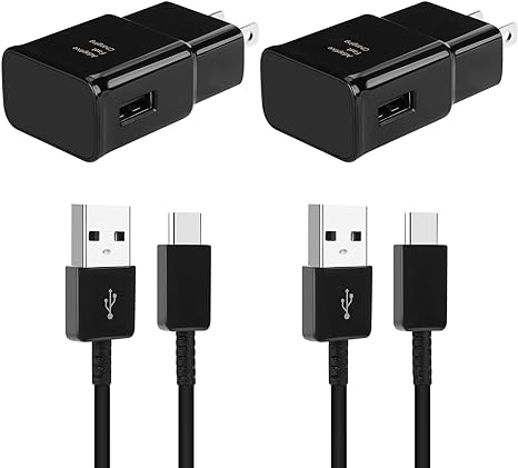 Android Phone Charger, Samsung USB C Charger Cable Fast Charging with 6.6ft Type C Cord for Samsung Galaxy S24/S24Ultra/S23/S23 Ultra/S22/S21/S20/S20+/S10/S10+/S10e/S9/S9+/S8/S8Plus/Note 8/9/10/20