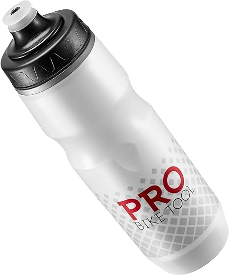 PRO BIKE TOOL Insulated Bike Water Bottle 24oz (680ml) - Easy Squeeze Sports Bottle - Fitness & Cycling Water Bottle with Soft Silicone Mouthpiece & Fast Flow Valve, Bicycle Water Bottles, Cold Drinks