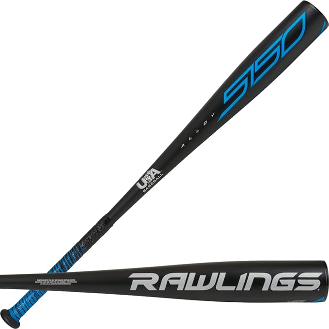 Rawlings | 5150 Youth Baseball Bat | USA | -11/-10/ -5 Drop | 1 Pc. Aluminum | 2 5/8 Barrel