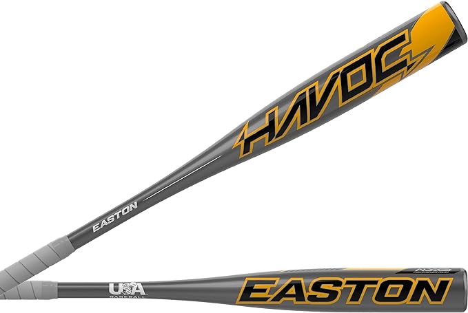 Easton | HAVOC Baseball Bat | USA | -10 Drop | 2 1/4" Barrel | 1 Pc. Aluminum