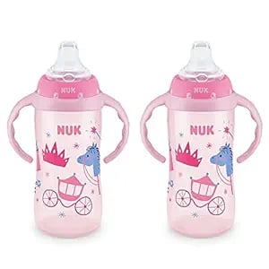 NUK Learner Cup, 10 oz, 2 Count (Pack of 1), 8+ Months