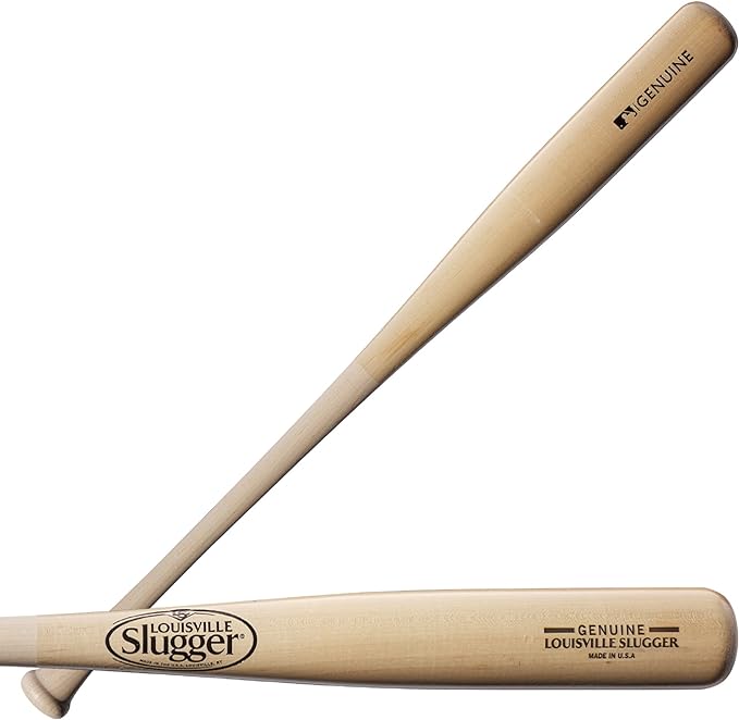 Louisville Slugger Genuine Mix Unfinished Natural Clear Baseball Bat