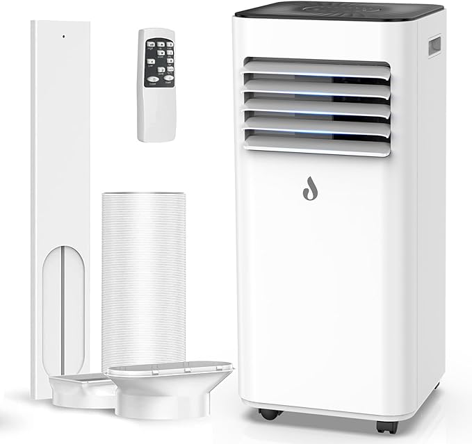 10,000 BTU Portable Air Conditioners, Portable AC With Remote for Room to 450 sq.ft  3 in 1 Air Conditioner With Dehumidification/Air Circulation/Timer And Window Kit