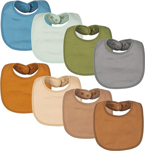 Tiny Twinkle Baby Feeding Bibs- Waterproof and Absorbent Infant Drool and Feeding Baby Bibs