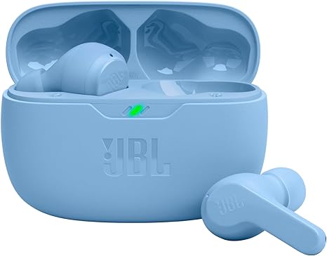 JBL Vibe Beam True Wireless Headphones - Blue, Small