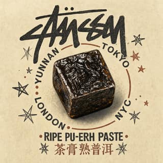 Подпись прибоя · 茶膏熟普洱