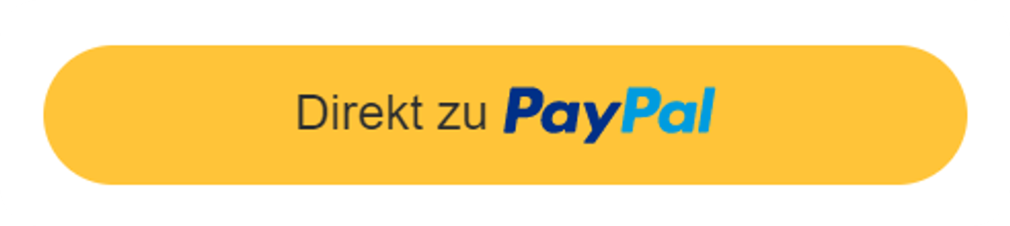 Screenshot der bernsteinfarbenen PayPal-Kaufabwicklungstaste mit dem PayPal-Logo und dem Wort "Checkout" in schwarzer Schrift.