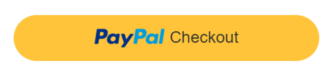 Screenshot of amber-coloured PayPal Checkout button, featuring the PayPal logo and the word "Checkout" in black text.