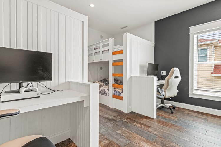 1st Floor Two Double Bunks with Private Bath (10)