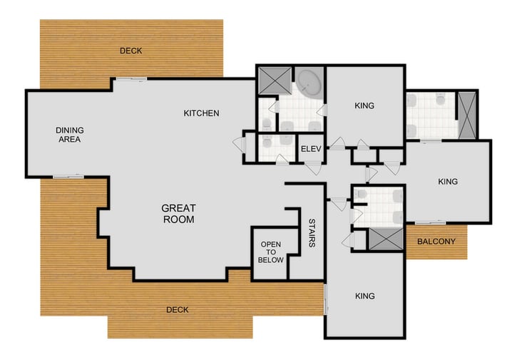 Map of Second Floor