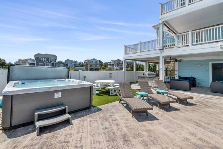 Poolside Hot Tub
