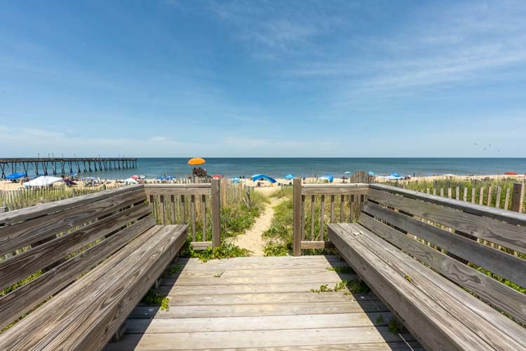 Private Dune Deck and Walkway to Beach