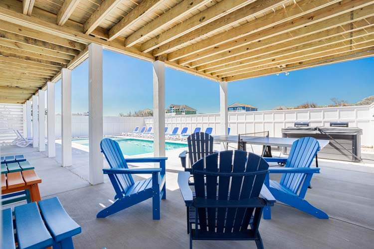 Poolside Lounge Area