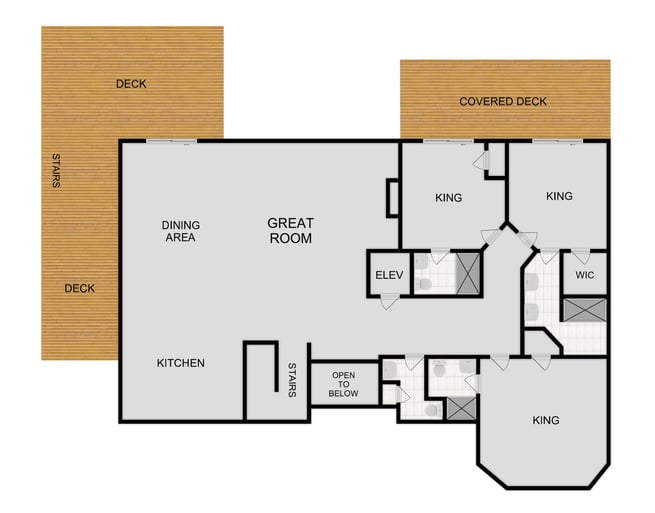 Map of Second Floor